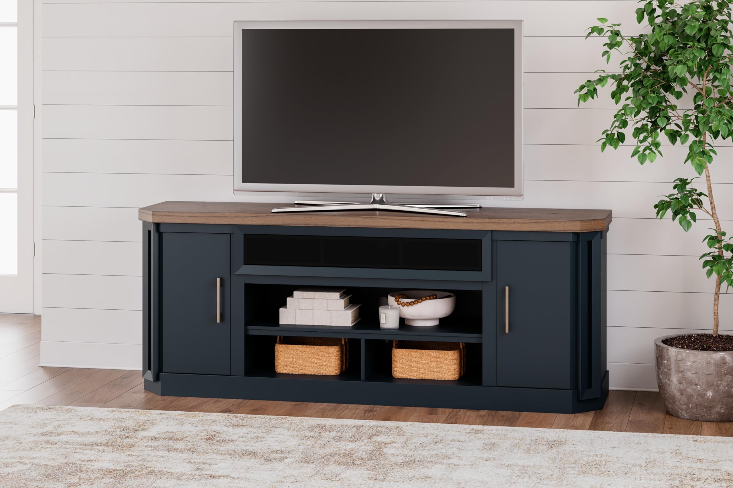 Landocken 83 TV Stand With Electric Fireplace: Upgrade Your Living Room Today