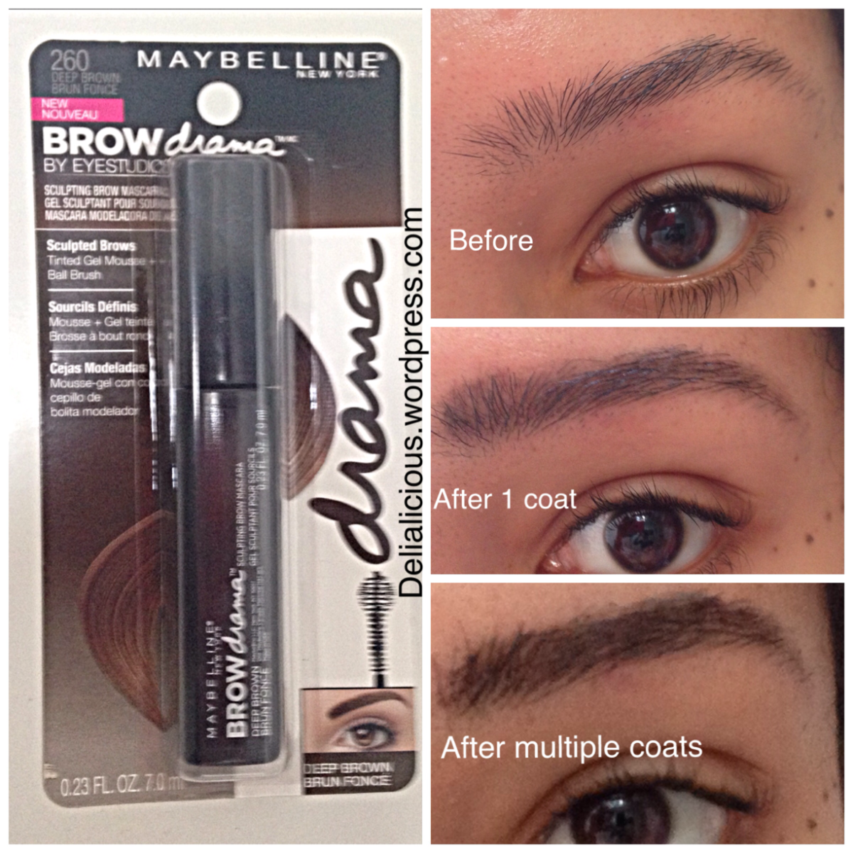 Get Natural Brows with Maybelline Brow Drama Soft Brown: Review