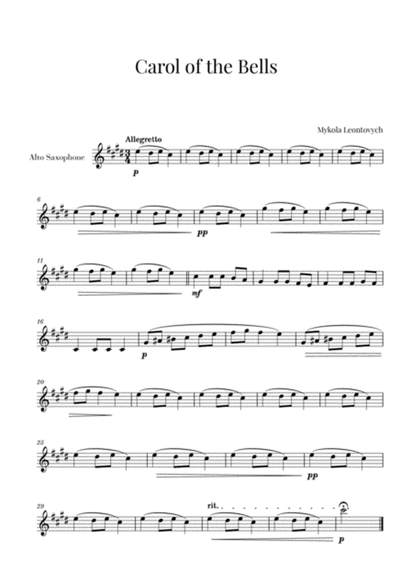 Carol of the Bells Sheet Music Alto Saxophone (Best Places to Download)