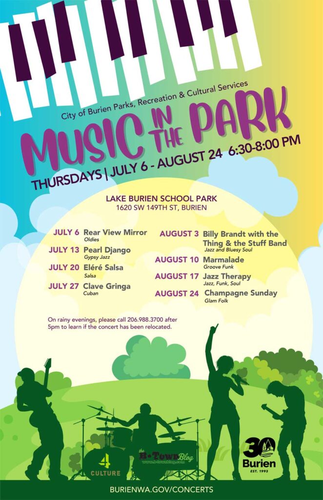 Get Ready to Groove! Burien Music in the Park: Your Ultimate Summer Concert Guide!