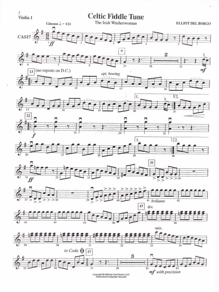 Celtic Fiddle Sheet Music PDF: Download Simple Tunes Now