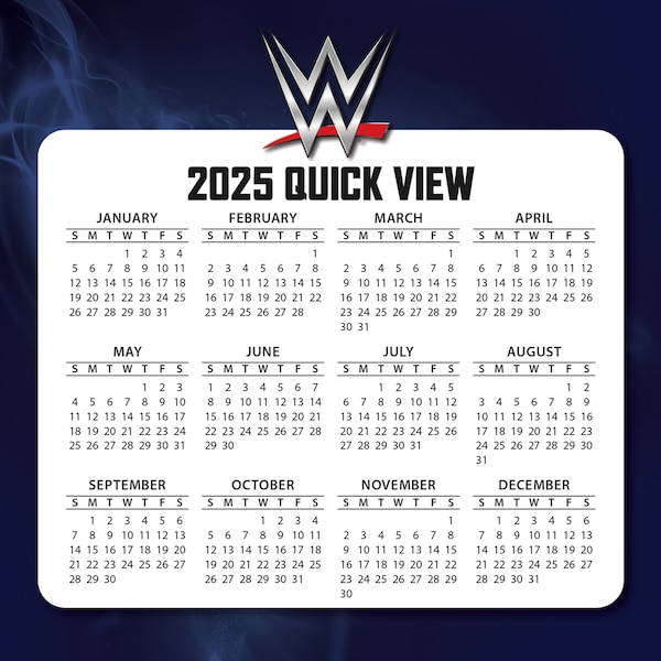 WWE 2025 Schedule USA: Get Ready for the Biggest Wrestling Events!