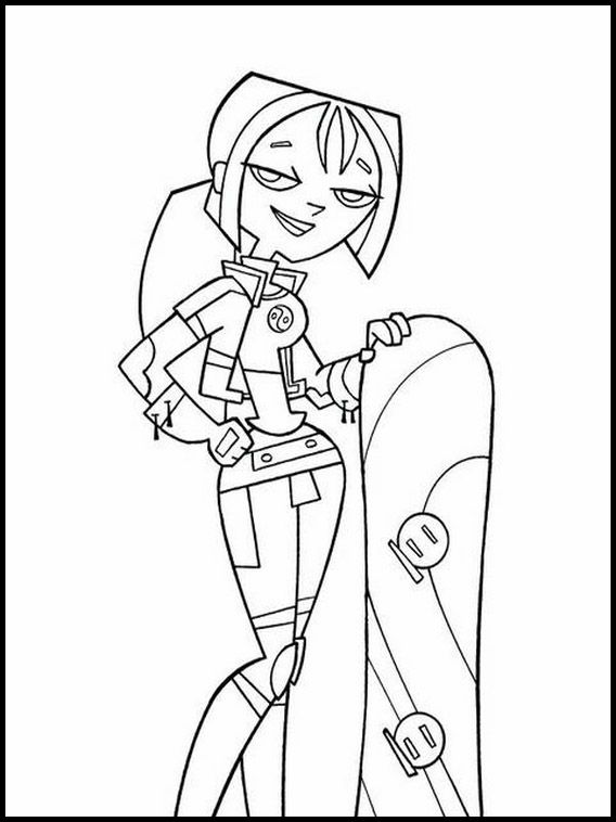 Get Your Total Drama Island Coloring Pages: Easy Free Downloads Here!