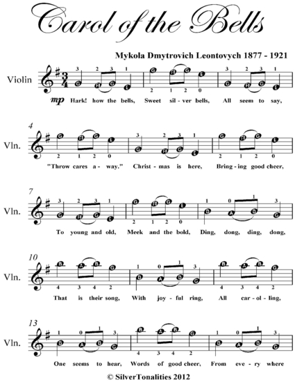 Easy Ways to Get Carol of the Bells Free Sheet Music for Violin and Start Playing Today